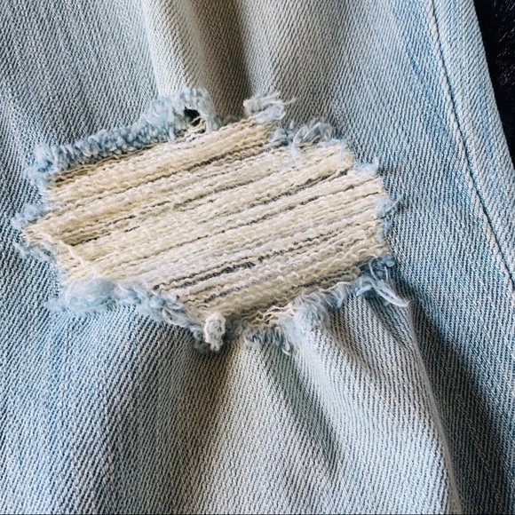 Joe’s Jeans Floral Blue Jeans - Picture 4 of 6